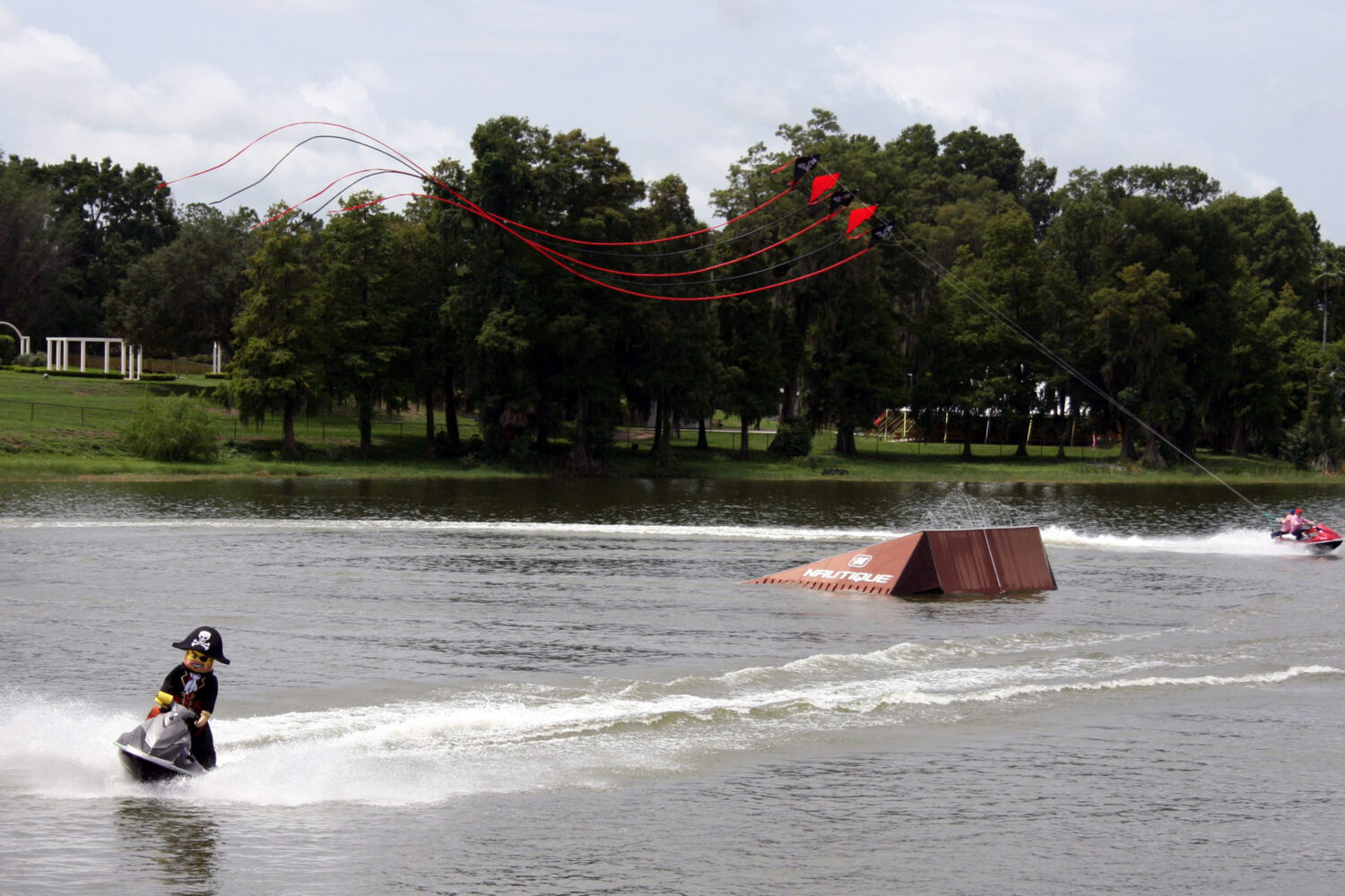 Brickbeard and Diamond Train in "The Battle for Brickbeard's Bounty" - Legoland Florida