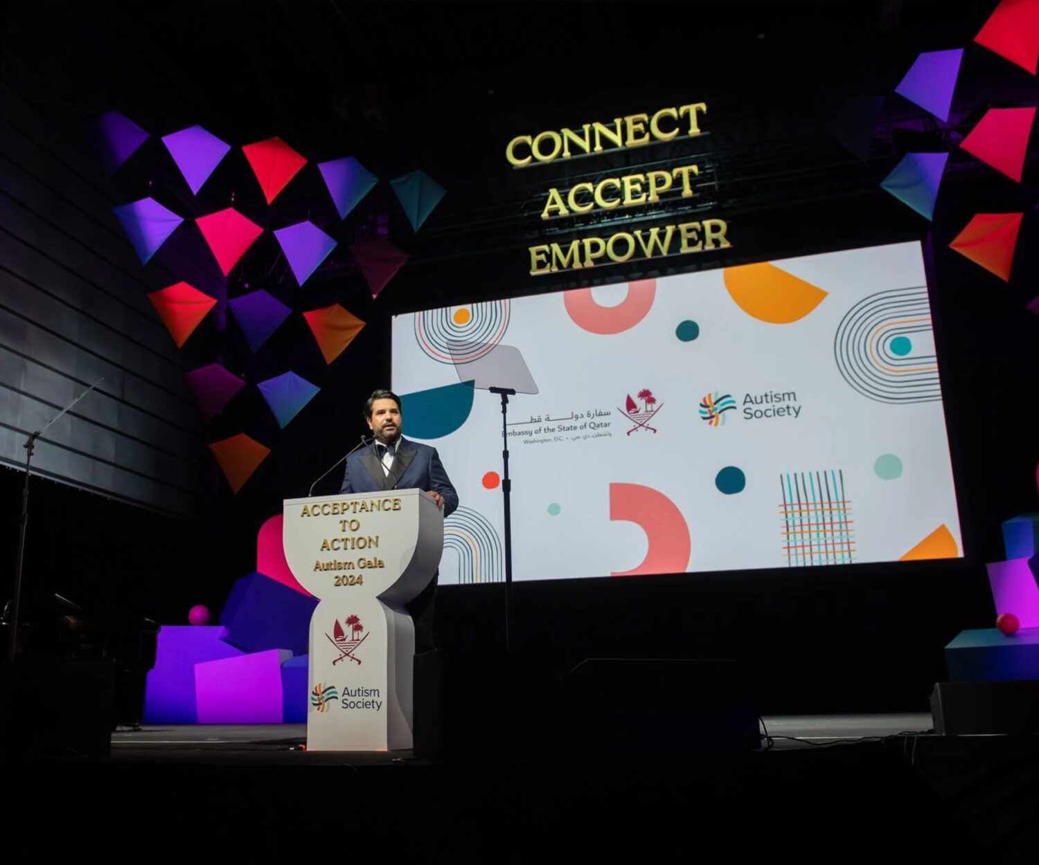 His Excellency Sheikh Meshal bin Hamad Al-Thani, the Ambassdor of Qatar to the United States (Instagram : @qatarembassyusa)